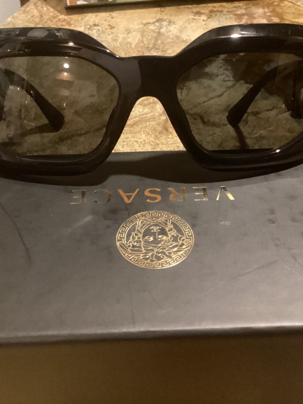 Versace Black Sunglasses - Picture 9 of 10